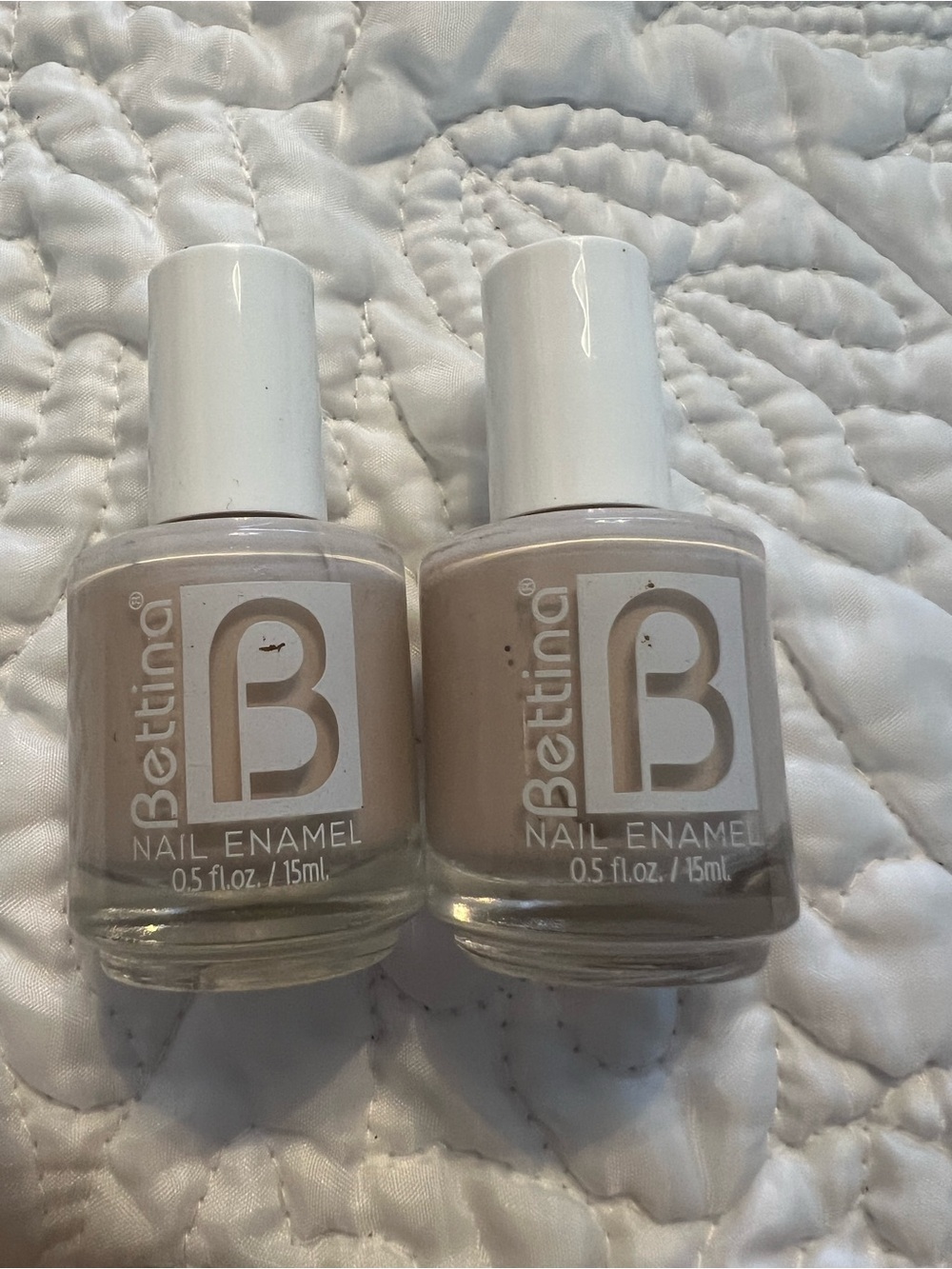 Bettina Nail Enamel Polish Iced Coffee 0.5 OZ (Lot of 2) New